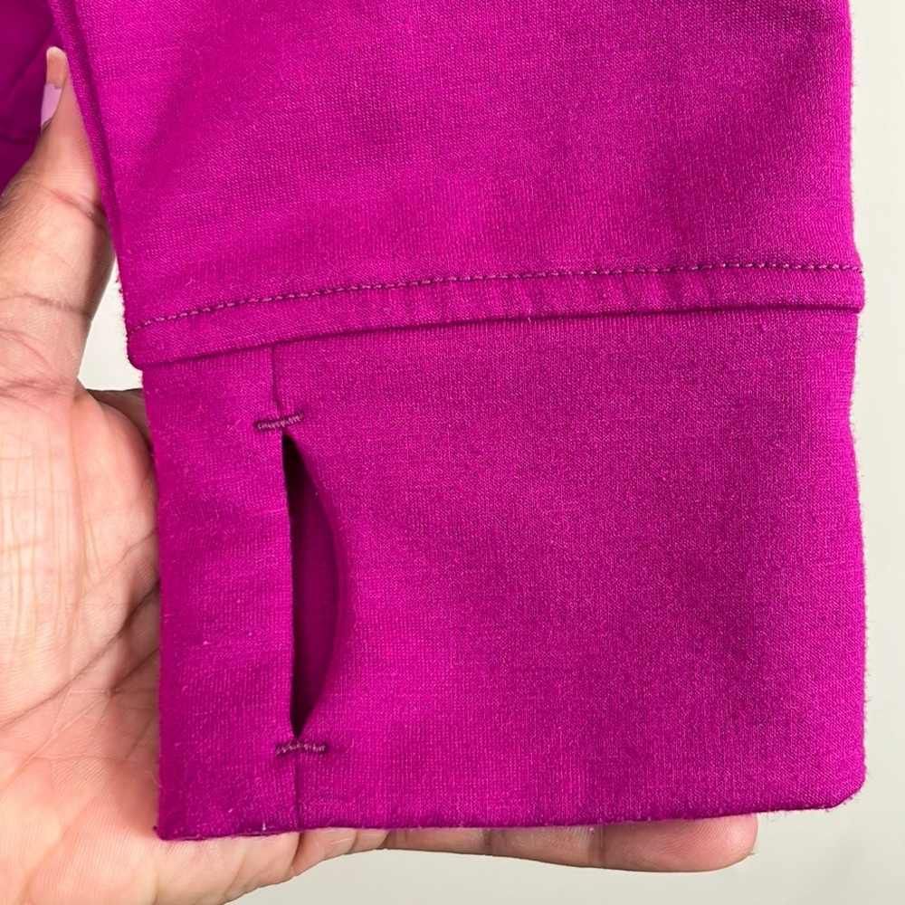 Zelos Sweater Women’s Extra Large Long Sleeve Pink Stretch Tie Up Front RN 31104 - Picture 4 of 6